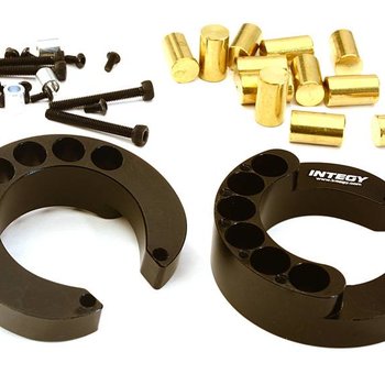 Integy PORTAL AXLE COUNTERWEIGHT ADD-ON (2) FOR TRAXXAS TRX4 SCALE & TRAIL CRAWLER