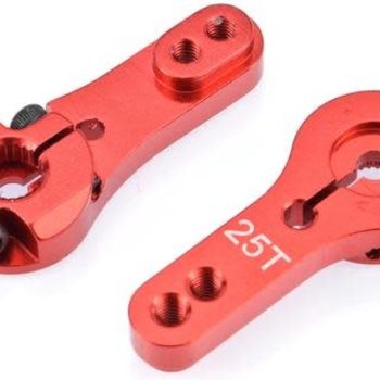 APEX Apex RC Products 25T Futaba Red Aluminum  1 per pack
