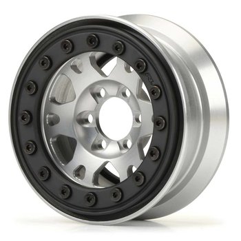 PROLINE 2762-00 Pro-Forge 1.9" Alum/Black Bead-Loc 6 Lug Wheel