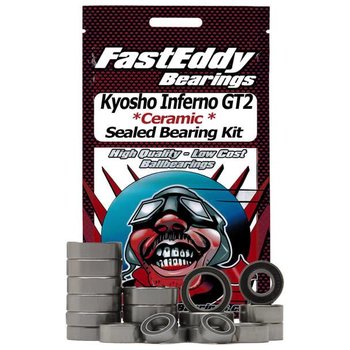 FAST EDDIE Kyosho Inferno GT2 Ceramic Rubber Sealed Bearing Kit