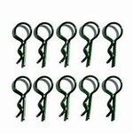 SMALL GREEN  BODY PIN