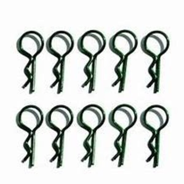 SMALL GREEN  BODY PIN