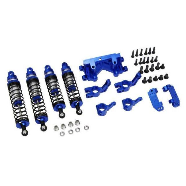 HOT RACING X Spede XPTE929P06 Blue Suspension Tuning Hop up Set Traxxas 1/10 2WD