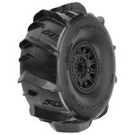 PROLINE 1/7 Dumont Sand/Snow F/R Tires MTD 17mm Black Raid (2): Mojave/UDR