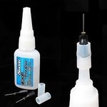 SWEEP Sweep EXP 100% CA tire glue with metal nozzle.
