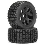 DuraTrax 1/6 Brutus F/R 5.7" Monster Truck Tires MTD 24mm Black Ripper (2) The Duratrax Brutus tire is built to handle any situation!