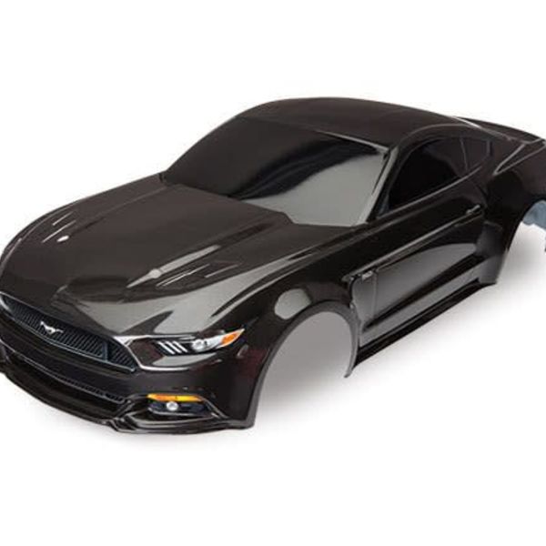 Traxxas 8312X Body, Ford Mustang, black (painted, decals applied)