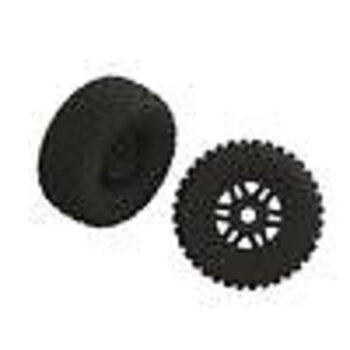 Traxxas dBoots FORTRESS LP Tire Set Glued Black (1 Pair)
