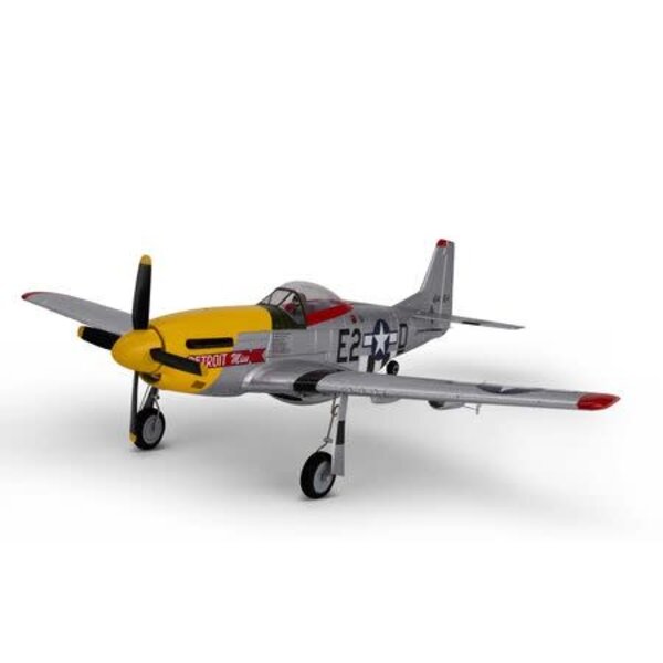 EFLIGHT UMX P-51D Mustang “Detroit Miss” BNF Basic with AS3X and SAFE Select
