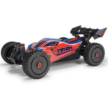 arrma 1/8 TYPHON MEGA 665 4X4 RTR Brushed Buggy, Red