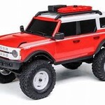 AXI00006V2T6  1/24 SCX24 Ford Bronco Heritage Edition 4X4 RTR Brushed Rock Crawler (Battery & Charger Included), Red