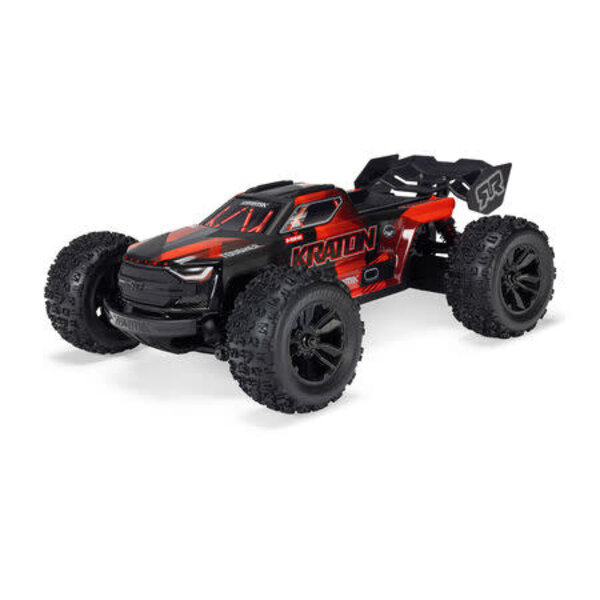 arrma ARA2508T1 1/16 MINI KRATON 3S DSC 4X4 RTR Brushless Speed Truck, Black/Red