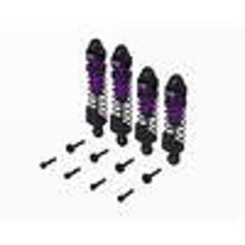 arrma Shock Set, F/R Assembled,700cSt Oil (Purple) (4Pcs) - Mini