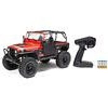 1/10 SCX10 III Jeep CJ-7 4X4 RTR Brushed Rock Crawler, Red
