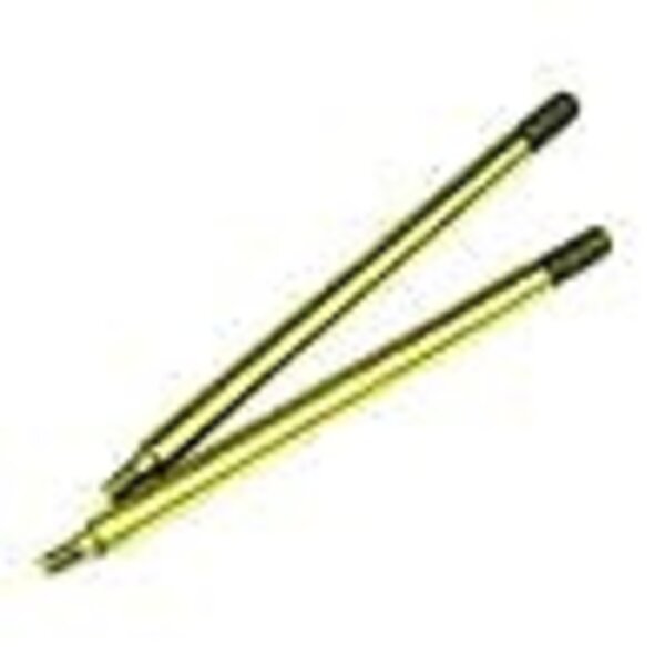 Shock Shafts w/ TiNi coat (rear, steel, 2pcs):EB48