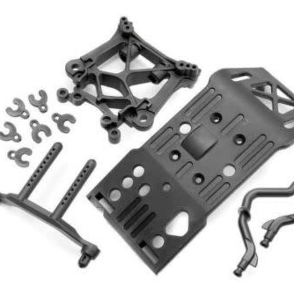 HPI 85234 Skid Plate/Body Mount/Shock Tower Set SVG X