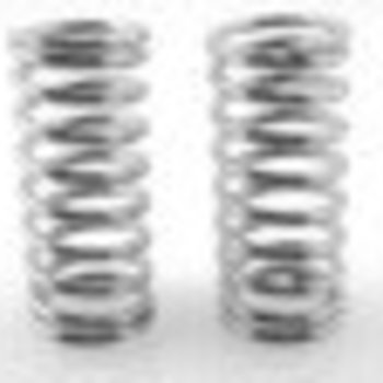HOT RACING High Lift Shock Springs (chrome 15lb/in)(2) - Traxxas GTR Shocks