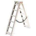 1/10 Scaler Aluminum Step Ladder (100mm)