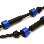 Integy DUAL JOINT TELESCOPIC REAR DRIVE SHAFTS FOR TRX 1/10 STAMPEDE 4X4 & SLASH 4X4 C27987BLUE New Item