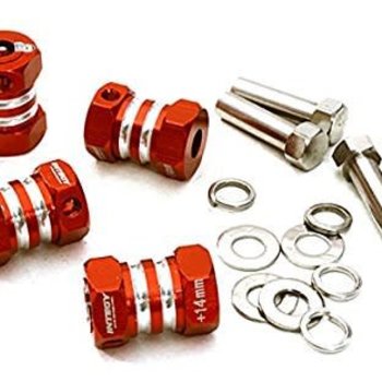 Integy 12mm Hex Wheel (4) Hub +12mm Offset for 1/10 Scale Truck & Buggy