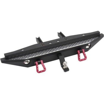 HOT RACING TRXF03ERP01 Aluminum Diamond Rear Bumper - TRX-4