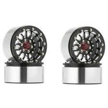 HOT RACING BLW19SLA01 1.9 Aluminum A Type Beadlock Wheels (4)