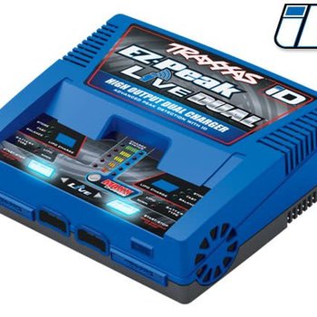 Traxxas 2973 - Charger, EZ-Peak Live Dual, 200W, NiMH/LiPo with iD Auto Battery Identification