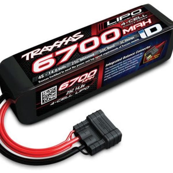 Traxxas 6700mAh 14.8V 4-cell 25C LiPo battery