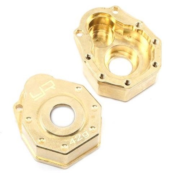 yah racing Yeah Racing Traxxas TRX-4 42g Brass Front Or Rear Portal Cover TRX4-019