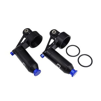 HOT RACING Aluminum Reservoir Shock Upgrade Kit (2): X Maxx