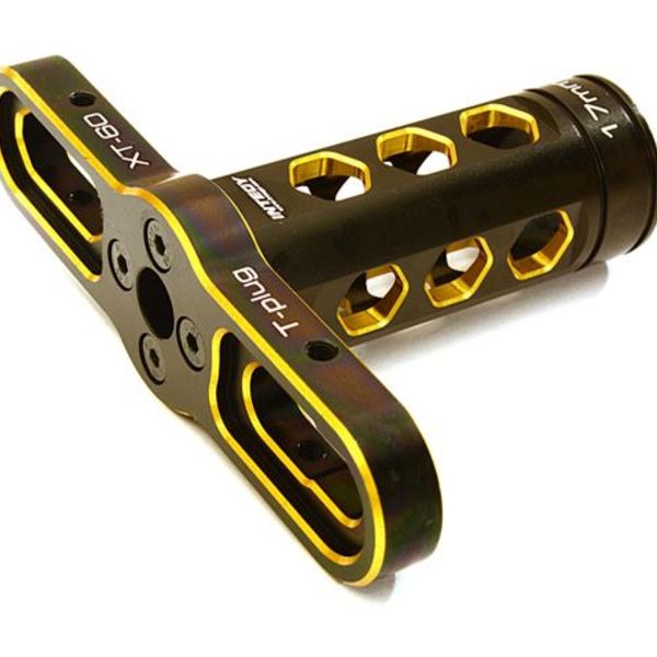 Integy HEX SOCKET WRENCH FOR 17MM HEX WHEEL NUT W/ CONNECTOR SOLDERING STAND C27647GOLD
