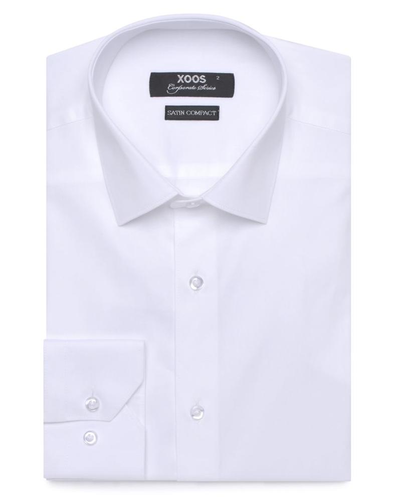 XOOS White fitted dres shirt