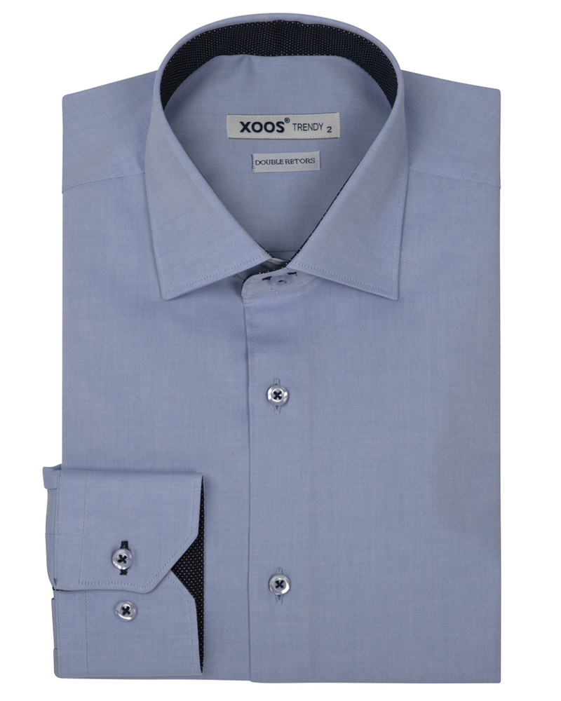 light blue cotton dress