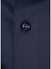 XOOS Men's navy dress shirt blue polka dots lining (Double Twisted)