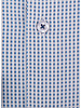 XOOS Chemise homme imprimé à motifs circulaires et galon navy