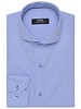 XOOS CLASSIC-FIT light blue Jacquard dress shirt