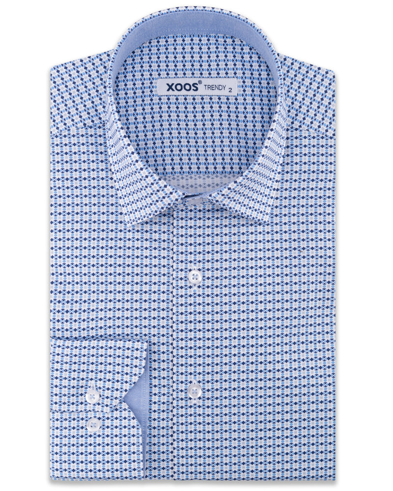 mens shirts with patterned cuffs
