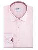 XOOS Men's pink dress shirt and burgundy woven lining (Double Twisted)