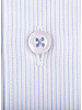 XOOS Sky blue striped and fitted dress shirt for men with blue lining