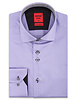 XOOS Chemise homme parme à double boutonnage doublure grise à motifs