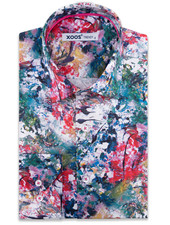 XOOS Chemise homme à imprimé Jackson Pollock II