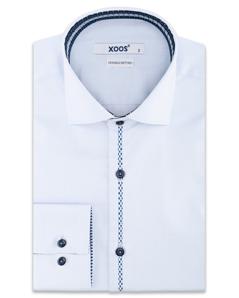 mens shirts with patterned collars and cuffs
