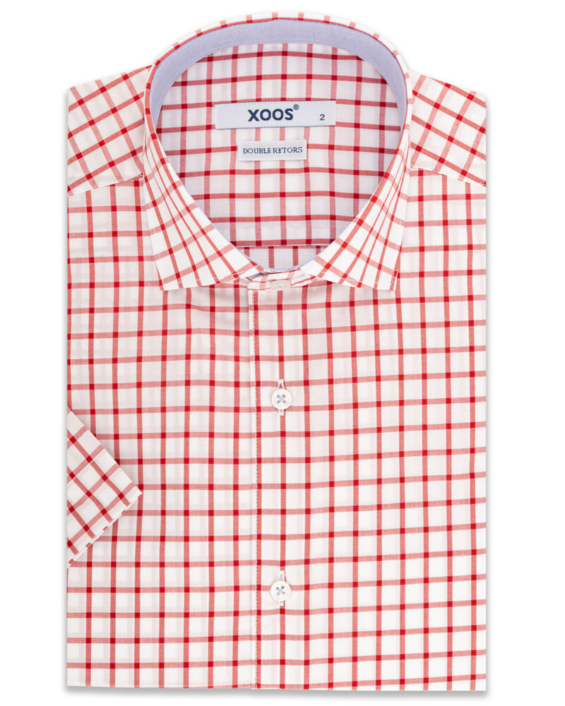 Men's White & Navy Blue Polka Dot Shirt, Ben Sherman