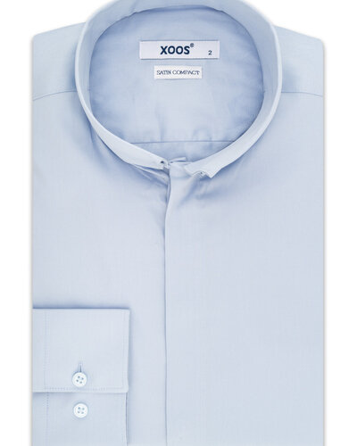Light blue dress shirt with hotsell white collar