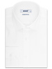 XOOS Chemise homme en coton piqué blanc (Double Retors)