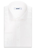 XOOS Men's white jacquard dress shirt