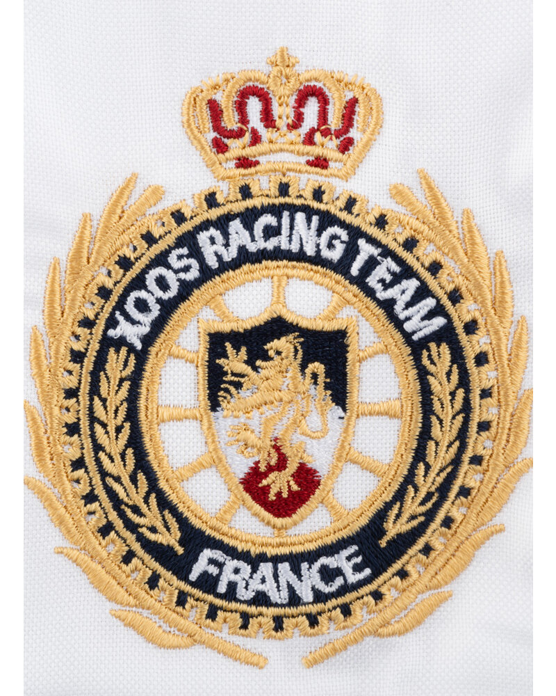 XOOS Men's white shirt with XOOS Racing chest embroidery