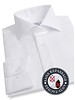 XOOS CLASSIC-FIT white men's dress shirt Gabardeen cotton - NON IRON AND STAIN FREE (NANOCARE)