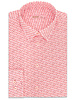 XOOS WOMEN'S red spotted pattern print dress shirt