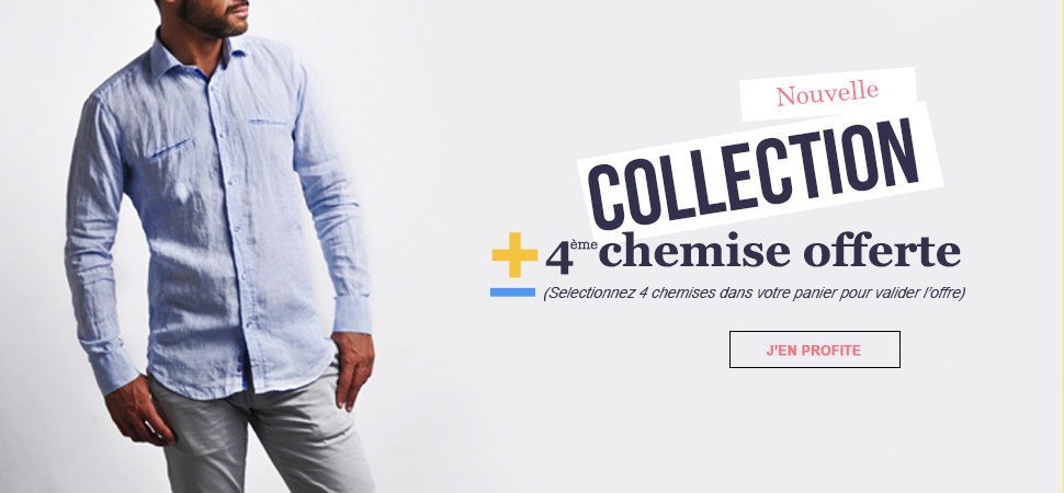 Basique, intemporelle, blanche ou à motifs, découvrez notre catalogue de chemise pour homme à coupe ajustée ou régulière